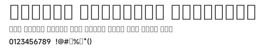 MiSans Gujarati Demibold.otf 预览