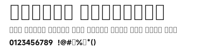 MiSans Gujarati Bold.otf 预览