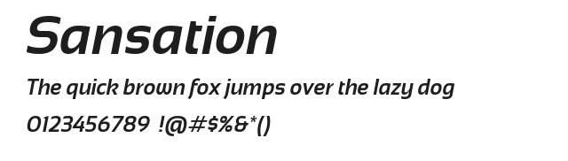 Sansation Bold Italic.ttf 预览